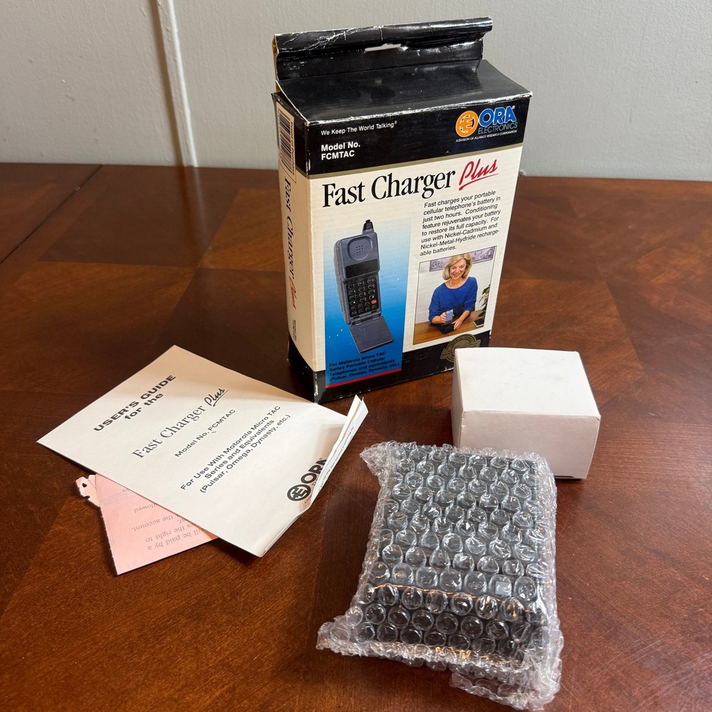ORA Electronics Fast Charger Plus for Motorola Micro TAC FCMTAC Vintage 1995